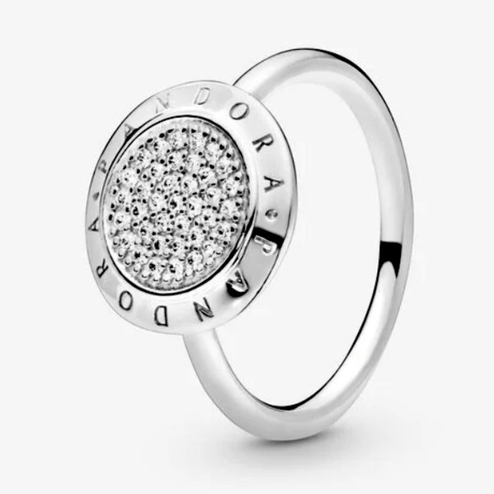 Pandora Logo Pavé ring